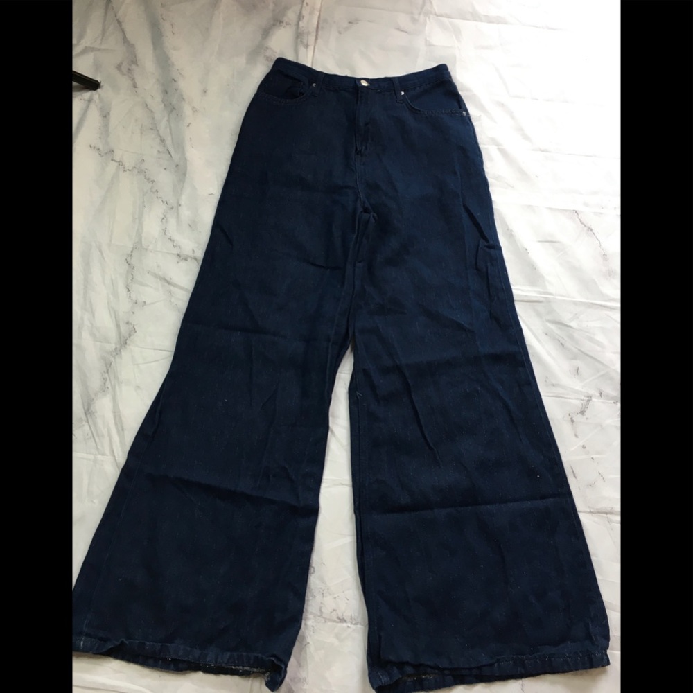 Free People Wide leg soft stretch Denim Jeans